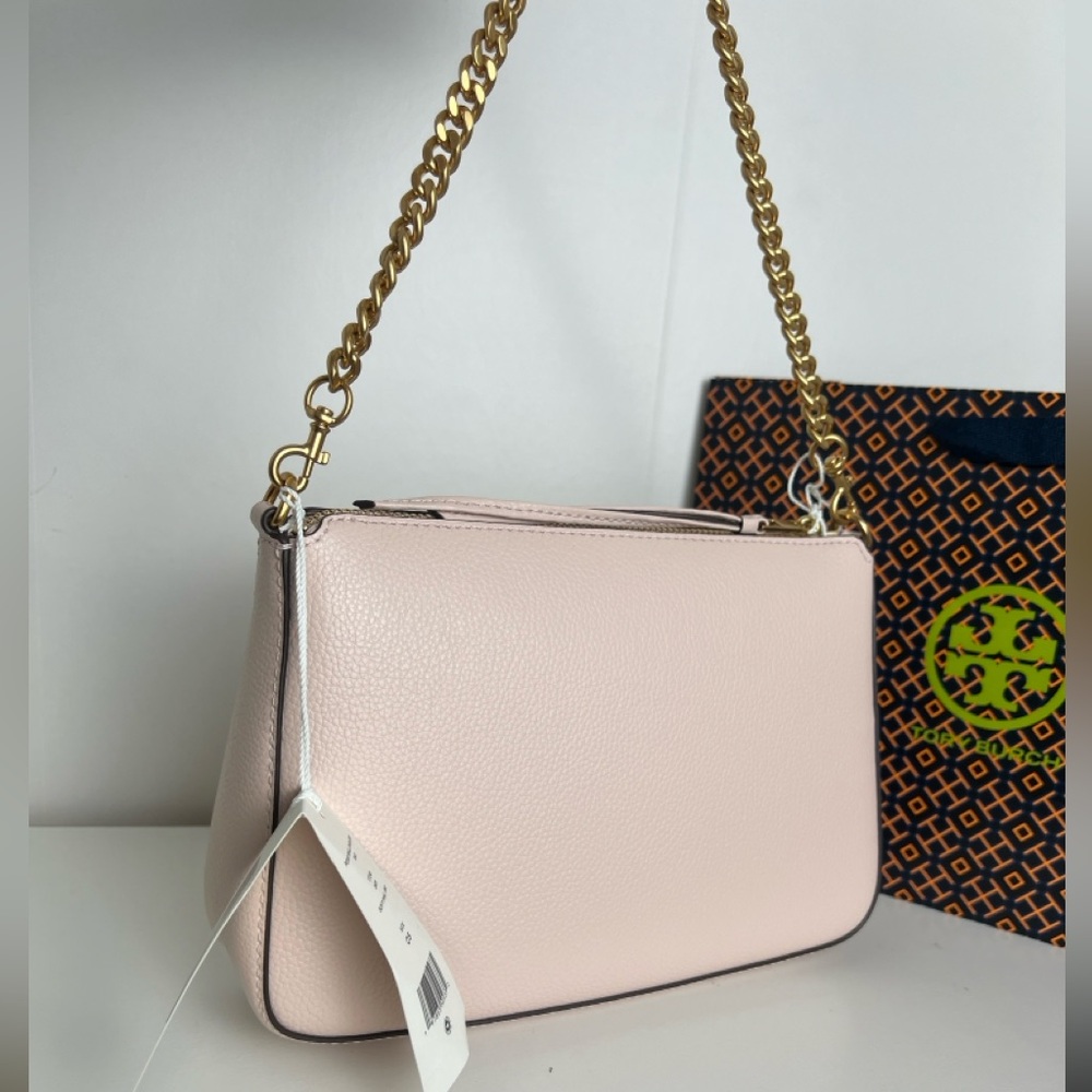 Tory Burch Blush Pink Shoulder Bag with Gold Chain - Picture 5 of 15